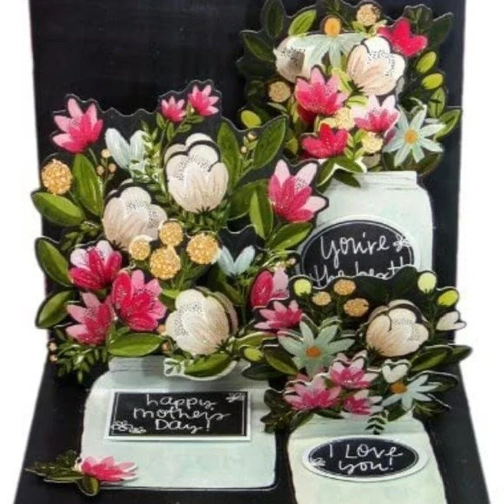 3D Happy Mother's Day Pop Up Greeting Card